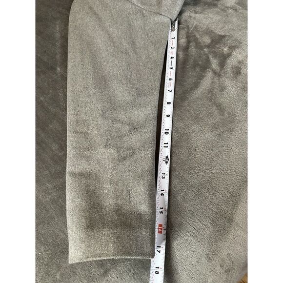 J. Crew Woman Grey Wool Melton Boyfriend Coat A8907 Sz 8 - Picture 9 of 12